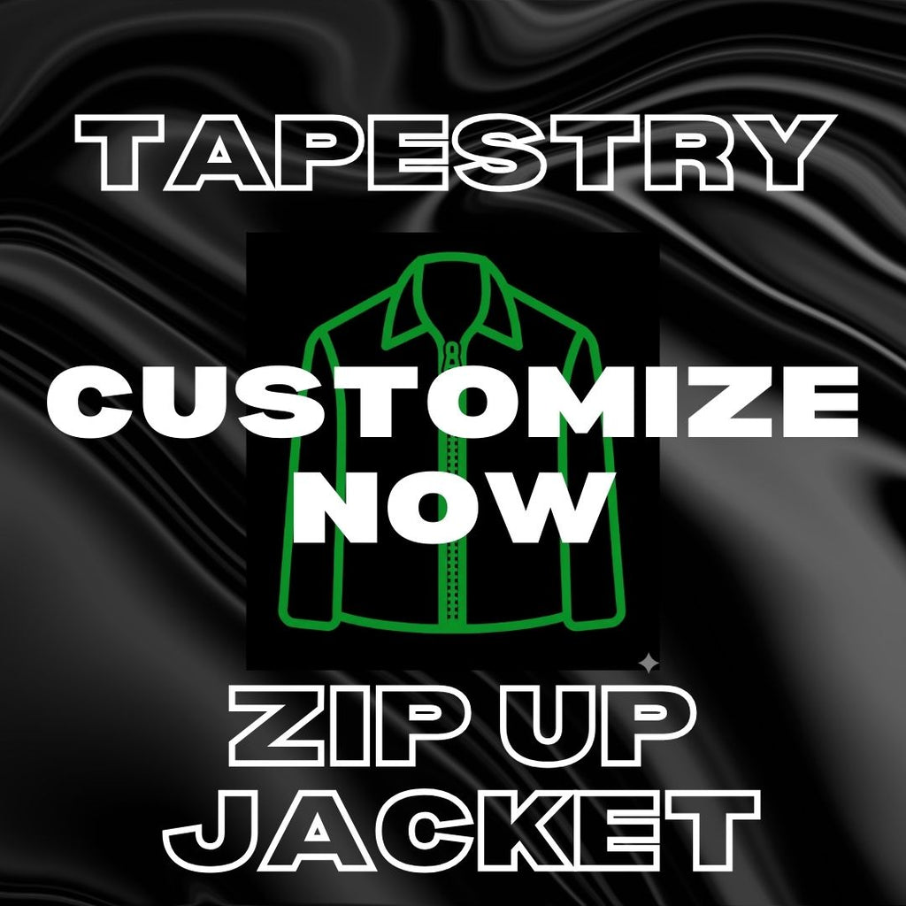 Customized Tapestry Zip Up Jacket